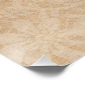 の結婚ウェルカムサインパープルウィステリアレース ポスター (コーナー)