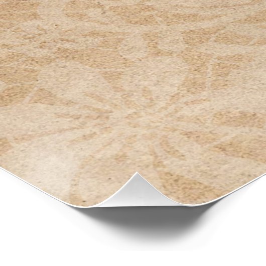 の結婚ウェルカムサインパープルウィステリアレース ポスター (コーナー)