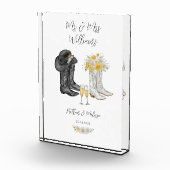 の結婚ウエスタンブーツ フォトブロック (右)