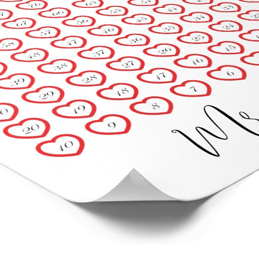 の結婚カウントダウン日がミスター&ミセス ポスター (角)