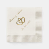 の結婚カクテル 縁ありカクテルナプキン (正面)