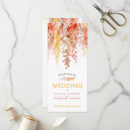 の結婚カスケード秋つる植物の水色 プログラム