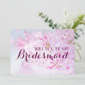 の結婚カスタマイズ可能な私のbridesmaid 招待状 (スタンド正面)