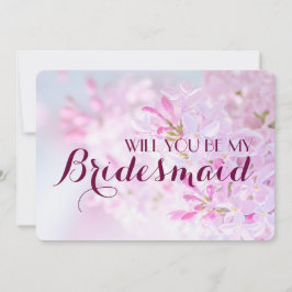 の結婚カスタマイズ可能な私のbridesmaid 招待状
