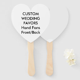 の結婚カスタムはハンドファンを支持 – ホワイトハート ハンドファン