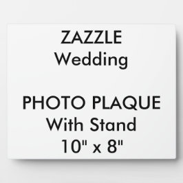 の結婚カスタムフォトプラーク10" x 8" フォトプラーク