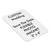 の結婚カスタム冷蔵庫用マグネット日付の保存 マグネット (右側)