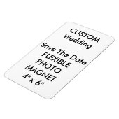 の結婚カスタム冷蔵庫用マグネット日付の保存 マグネット (左側)