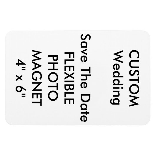 の結婚カスタム冷蔵庫用マグネット日付の保存 マグネット (横)