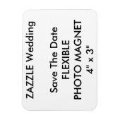 の結婚カスタム冷蔵庫用マグネット日付の保存 マグネット (縦)