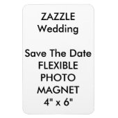 の結婚カスタム冷蔵庫用マグネット日付の保存 マグネット (縦)