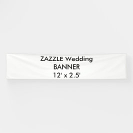 の結婚カスタムBanner 12' x 2.5' 横断幕