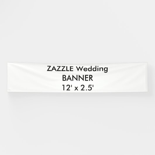 の結婚カスタムBanner 12' x 2.5' 横断幕 (横)
