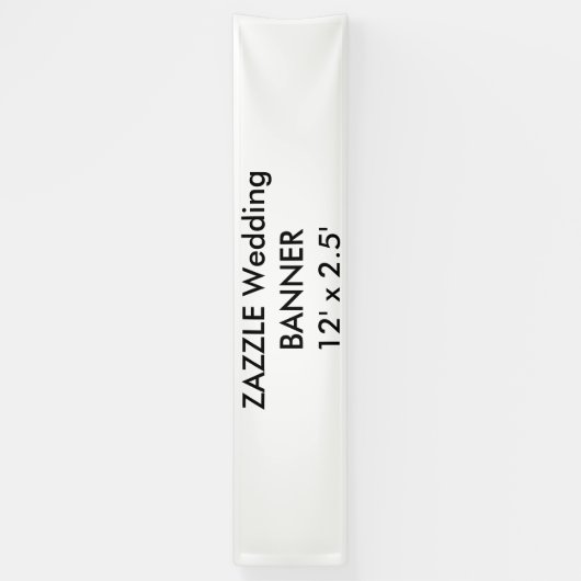 の結婚カスタムBanner 12' x 2.5' 横断幕 (縦)
