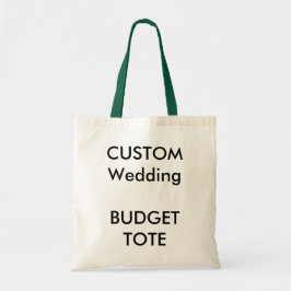 の結婚カスタムBudget Tote Bag GREENハンドル トートバッグ
