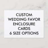の結婚カスタムFAVOR ENCLOSURE CARD -感じベージュ色 エンクロージャーカード (正面)