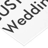 の結婚カスタムTable Runner 16" x 108" ロングテーブルランナー (コーナー)
