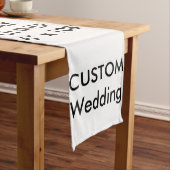 の結婚カスタムTable Runner 16" x 108" ロングテーブルランナー (インサイチュ)