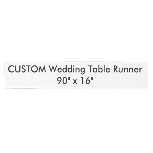 の結婚カスタムTable Runner 90" x 16" ミディアムテーブルランナー (横)