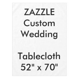 の結婚カスタムTableloth 52インチx 70インチ テーブルクロス