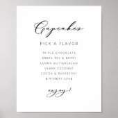 の結婚カップケーキポスター披露宴デコールサイン ポスター (正面)