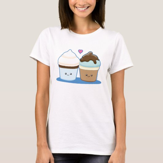 の結婚カップケーキ Tシャツ (正面)
