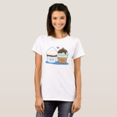 の結婚カップケーキ Tシャツ (正面フル)