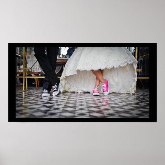 の結婚カップルのレトロスタイル50のダイナー ポスター (正面)