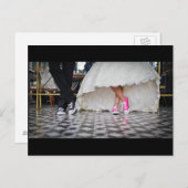 の結婚カップルのレトロスタイル50のダイナー ポストカード (正面/裏面)