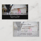 の結婚カップルのレトロスタイル50のダイナー 名刺 (正面/裏面)