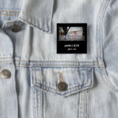 の結婚カップルのレトロスタイル50のダイナー 缶バッジ (インサイチュ)