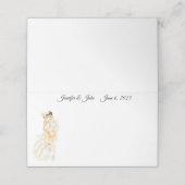 の結婚カップルの名前 プレイスカード (外部開封)