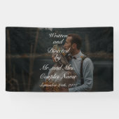 の結婚カップルカスタムのビニールバナー3' x 5'バナー 横断幕 (横)