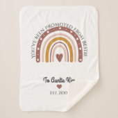 の結婚カップルカスタム写真 シェルパブランケット (正面)