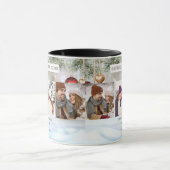 の結婚カップルカスタム写真 マグカップ (中央)