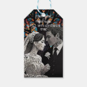 の結婚カップルパーソナライズされたギフトアイディア ギフトタグ (正面)