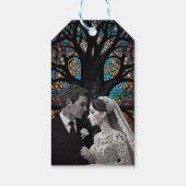 の結婚カップルパーソナライズされたギフトアイディア ギフトタグ (裏面)