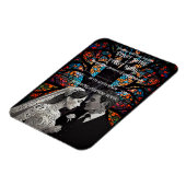 の結婚カップルパーソナライズされたギフトアイディア マグネット (左側)