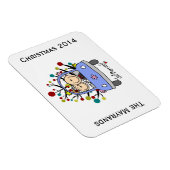 の結婚カップルパーソナライズされたホリデーフレキシ磁石 マグネット (右側)