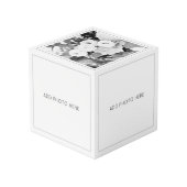 の結婚カップル名写真永遠のキープサケ フォトキューブ (裏面アングル)