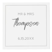 の結婚カップル名写真永遠のキープサケ フォトキューブ (正面)