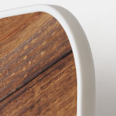 の結婚カップル名，ハート，日付，シンプルカスタム ピックルボールラケット (左詳細)