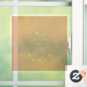 の結婚カップル透明フロアデカールとシール ウィンドウサイン (ホーム)