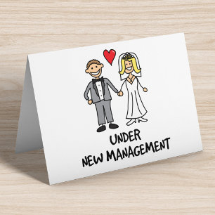 の結婚カップル – 新しい管理下 カード