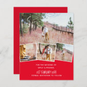 の結婚カラーBLACKおよびRED BUDGETの日救付 (正面/裏面)