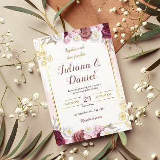 の結婚カードの招待 – 結婚のカードデジタル 招待状