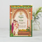 の結婚カード招待状 招待状 (スタンド正面)