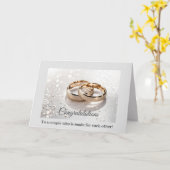 の結婚カード カード (黄色い花)