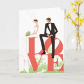 の結婚カード カード (黄色い花)