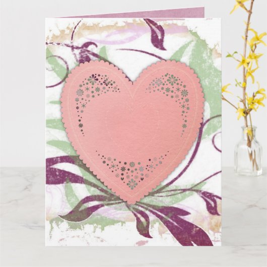 の結婚カード カード (黄色い花)